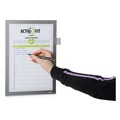 Office Presentation Supplies | Durable 477323 DURAFRAME 8.5 in. x 11 in. Note Sign Holder - Silver Frame image number 3