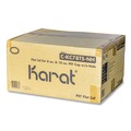Cups and Lids | Karat C-KC78TS-NH 8 oz. to 10 oz. Cold Cup No Hole Flat PET Lids - Clear (1000/Carton) image number 1