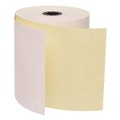 Paper Towels and Napkins | PM Company 7706 3 in. x 90 ft. Impact Printing Carbonless Paper Rolls - White/Canary (50/Carton) image number 5