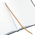 Notebooks & Pads | Blueline A10.81 75-Sheet 10.75 in. x 8.5 in. 1-Subject Medium/College Rule Executive Notebook with Ribbon Bookmark - Black Cover image number 5