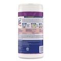 Hand Wipes | LYSOL Brand 19200-56264 Disinfecting Wipes, 1-Ply, 7 x 7.25, Lavender and Cotton Blossom, White, 80 Wipes/Canister, 6 Canisters/Carton image number 4