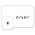 Just Launched | Avery 08395 3.38 in. x 2.33 in. Flexible Adhesive Name Badge Labels - White (160/Pack) image number 3