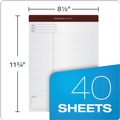 Notebooks & Pads | TOPS 77102 40-Sheets 8.5 in. x 11.75 in. Project-Management Format Quadrille Rule Docket Gold Planning Pads - White (4/Pack) image number 4