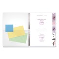 Notebooks & Pads | AT-A-GLANCE 1134905 12-Month (Jan to Dec): 2026 11 in. x 8.5 in. Floral Artwork Mina Weekly/Monthly Planner - White/Violet/Peach Cover image number 4