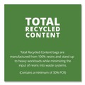 Trash Bags | Stout by Envision T5051B15 50 in. x 51 in. 65-Gallon 1.5 mil. Total Recycled Content Plastic Trash Bags - Black/Brown (100/Carton) image number 6