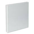 Binders | Universal UNV207421PK 11 x 8.5 1 in. Capacity Slant D-Ring View Binder, 3 Rings - White (12/Carton) image number 4