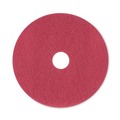  | Boardwalk BWK4020RED 20 in. Diameter Buffing Floor Pads - Red (5/Carton) image number 1