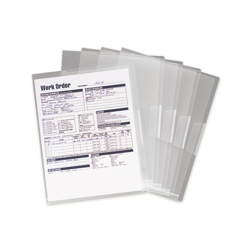 Just Launched | Smead 85751 Poly Translucent Project Jackets - Letter, Clear (5/Pack) image number 0