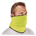 Safety & First Aid | Ergodyne 42320 N-Ferno 6491 One Size Fits Most Reversible Thermal Fleece plus Poly Multi-Band - Lime image number 5