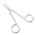 Back to School Sale | First Aid Only FAE-6004 4.5 in. Long Scissors - Straight Nickel Handle image number 1