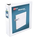 Back to School Sale | Avery 19751 11 in. x 8.5 in. 3 Rings 3 in. Capacity Showcase Economy View Binders with Slant Rings - White image number 0