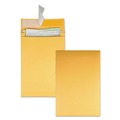 Envelopes & Mailers | Quality Park QUA93336 #13 1/2 Square Flap Redi-Strip Closure 10 in. x13 in. Redi-Strip Kraft Expansion Envelope - Brown Kraft (25/Pack) image number 3