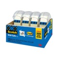 Packing Tapes | Scotch 4183 0.75 in. x 54.17 ft. 1 in. Core Wall-Safe Tape with Dispenser - Clear (4/Pack) image number 1