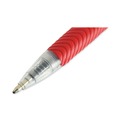 Pens | Universal UNV15532 1 mm Comfort Grip Retractable Ballpoint Pen - Medium, Red (1 Dozen) image number 4