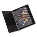 Binders | Oxford 68504 8 in. x 10.5 in. 2 to 5-Hole Punched Zipper Binder Pocket - Clear image number 3