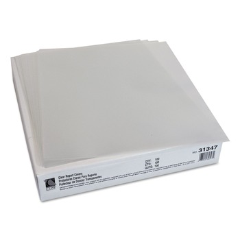REPORT COVERS AND POCKET FOLDERS | C-Line 31347 11 in. x 8-1/2 in. Economy Vinyl Report Covers - Clear (100/Box)
