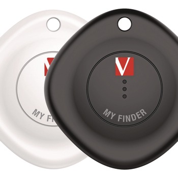 Verbatim 32131 My Finder Bluetooth Tracker for Apple iOS - Black/White (2/Pack)