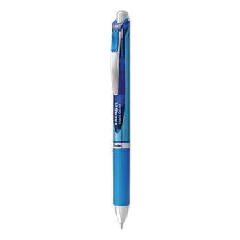 Pentel BL77-C 0.7 mm EnerGel RTX Gel Pen - Medium/Blue Ink/Blue/Light Blue Barrel