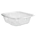 Just Launched | Dart CH24DEF ClearPac SafeSeal 24 oz. Tamper-Resistant/Evident Flat-Lid Containers - Clear (100/Bag, 2 Bags/Carton) image number 1