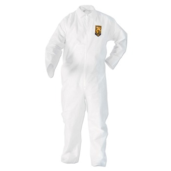 Ansell 49105 A20 Breathable Particle Protection Coveralls with Zip Closure - Double Extra Large, White (24/Carton)