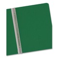 File Folders | Smead 81452 8.5 in. x 11 in. 3 in. Capacity Two-Piece Prong Fastener Premium Pressboard Report Cover - Green image number 3
