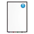 White Boards | Quartet 2548B 96 in. x 48 in. Classic Series Porcelain Magnetic Dry Erase Board - White Surface, Black Aluminum Frame image number 4