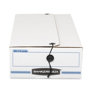 MAILING PACKING AND SHIPPING | Bankers Box 00003 LIBERTY 6.25 in. x 24 in. x 4.5 in. Check and Form Boxes - White/Blue (12/Carton)