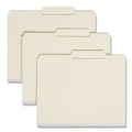 File Folders | Smead 14980 Recycled Pressboard Folders with 2/5-Cut Tab - Letter, Gray-Green (25/Box) image number 0