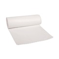 Storage Accessories | Boardwalk H7658MWKR01 55 Gallon 0.63 mil 38 in. x 58 in. Repro Low-Density Can Liners - White (10 Rolls/Carton,10 Bags/Roll) image number 0