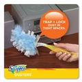 Cleaning Brushes | Swiffer 21459BX Dust Lock Fiber Refill Dusters - Light Blue, Unscented (10/Box) image number 2