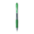 Pens | Pilot 31025 G2 Premium Fine 0.7 mm Retractable Gel Pen - Green Ink/Smoke/Green Barrel (1-Dozen) image number 4