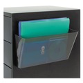 Wall Files | Deflecto 73102 13 in. x 4 in. x 7 in. Magnetic DocuPocket Wall File - Letter Size, Smoke image number 1