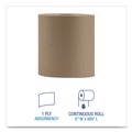 Just Launched | Boardwalk B6256 NonPerforated 1-Ply 800 ft. Hardwound Paper Towels - Natural (6/Carton) image number 2
