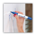 Washable Markers | BIC GDEM11 BLU Intensity Low Odor Chisel Tip Dry Erase Marker - Broad/Blue (1-Dozen) image number 4