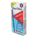Pens | Paper Mate 3311131C 1 mm Write Bros. Medium Ballpoint Stick Pen - Blue Ink/Blue Barrel (1-Dozen) image number 0