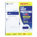 Sheet Protectors | C-Line 62907 2 in. Capacity Top-Load Heavyweight No-Hole Sheet Protectors - Clear (25/Box) image number 4