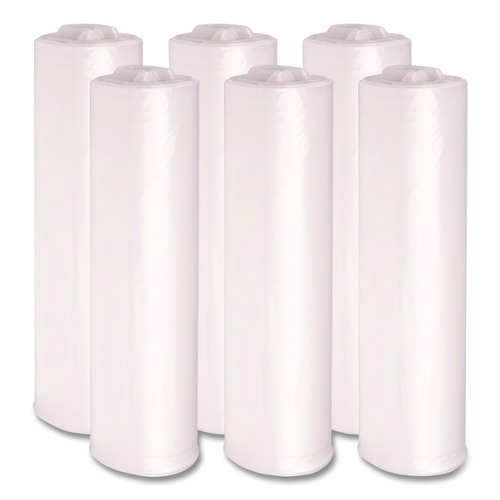 Trash Bags | Boardwalk V8046ENKR01 40 in. x 46 in. 45 gal. 19 mic High-Density Can Liners - Natural (150/Carton) image number 0