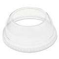 Cups and Lids | Dart DLW662 1.9 in. Diameter Hole Open-Top Dome Lid Fits 9 oz. To 22 oz. Plastic Cups - Clear (1000/Carton) image number 0
