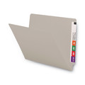File Folders | Smead 25310 0.75 in. Expansion Shelf-Master Reinforced End Tab Colored Folders - Letter Size/Gray (100/Box) image number 3