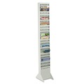 Wall Racks & Hooks | Safco 4322GR 10 in. x 4 in. x 65.5 in. 23 Compartments Steel Magazine Rack - Gray image number 0