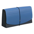 File Folders | Smead 70506 Check Size 1/2-Cut Tabs 21 Sections Elastic Cord Closure Handy File with Pockets - Black/Blue image number 1