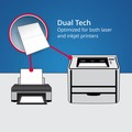 Just Launched | Avery 05388 3 in. x 5 in. Unruled Printable Index Cards with Sure Feed for Inkjet/Laser Printers - White (150 Cards, 3 Cards/Sheet, 50 Sheets/Box) image number 3