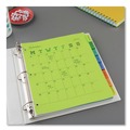 Dividers & Tabs | Avery 11901 Big Tab 11 in. x 8.5 in. 8-Tab Insertable Plastic Dividers - Assorted (1-Set) image number 2