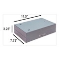 Cleaning Carts | CONTROLTEK 500150 7.75 in. x 3.25 in. x 11.5 in. 28-Key Combination Lockable Key Cabinet - Gray image number 3