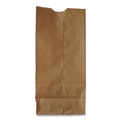 Paper Bags | General 18406 35 lbs. Capacity 6 in. x 3.63 in. x 11.06 in. #6 Grocery Paper Bags - Kraft (1-Bundle) image number 4