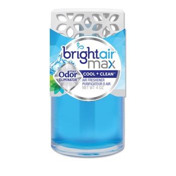 BRIGHT Air 900439EA 4 oz. Max Scented Oil Air Freshener - Cool and Clean