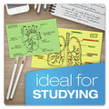 Flash Cards | Oxford 7321 CAN 3 in. x 5 in. Ruled Index Cards - Canary (100/Pack) image number 2