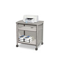 Office Desks & Workstations | Safco 1857GR 26.25 in. x 21 in. x 26.5 in. 100 lb Capacity Impromptu 3-Shelf Deskside Machine Stand - Gray image number 1