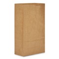 Paper Bags | Ross & Wallace Paper Products 100306500PK/BL 5.88 in. x 3.63 in. x 11 in. #6 Size Grocery Paper Bags - Kraft (500/Bundle) image number 6