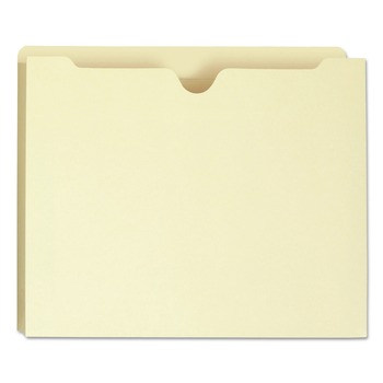 Smead 75520 2-Ply Straight Tab Letter Size File Jackets - Manila (50/Box)